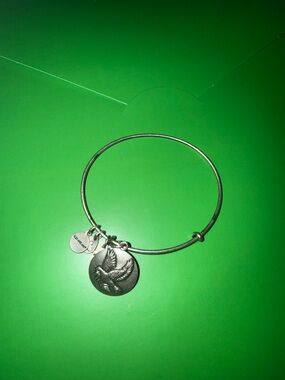 Alex and Ani Sacred Dove Charm Bangle